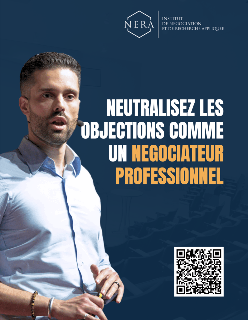 Neutralisation objection négociateur professionnel Julien pelabere